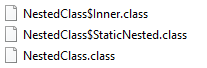 nested class file